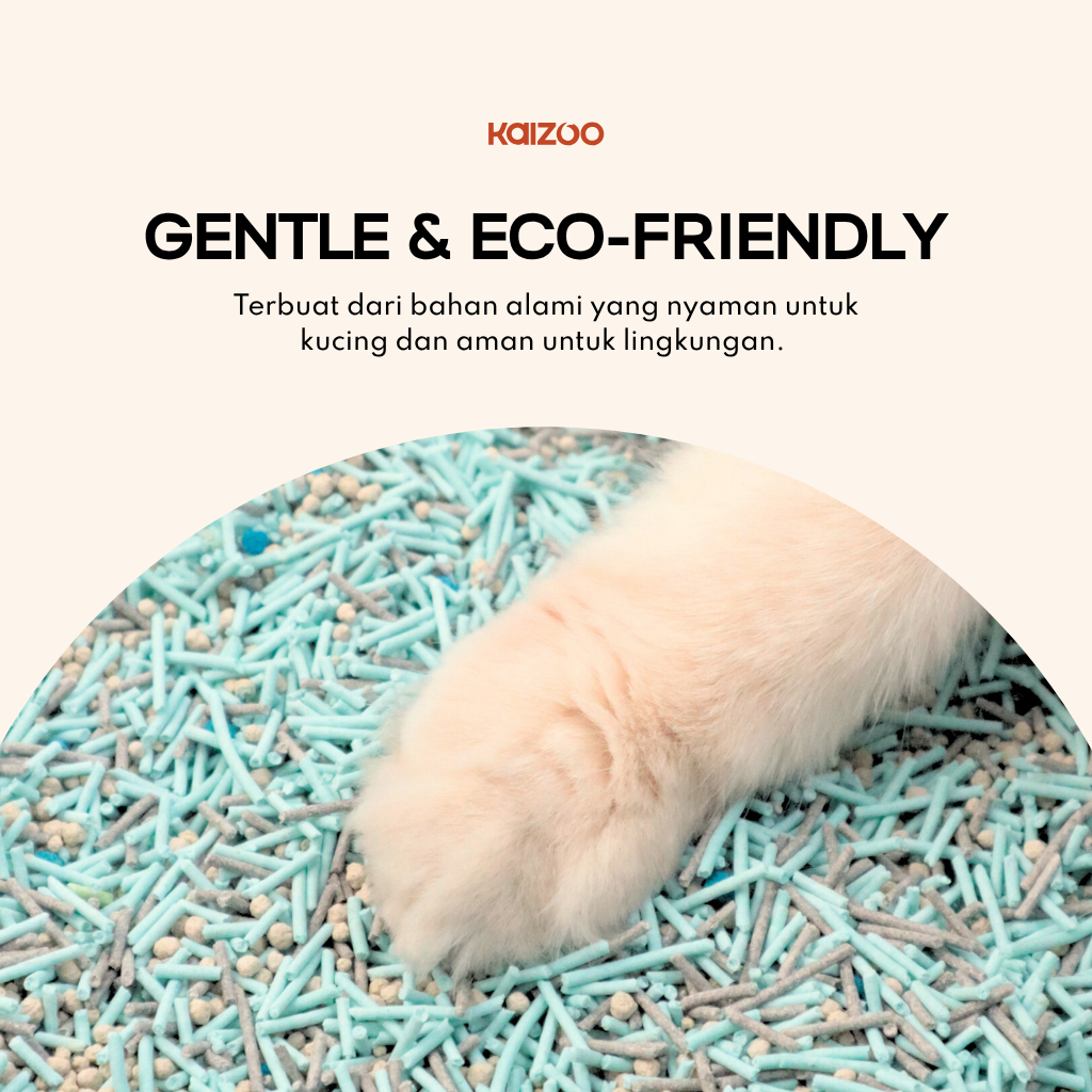Kaizoo 3in1 Carbon Tofu Cat Litter 7L