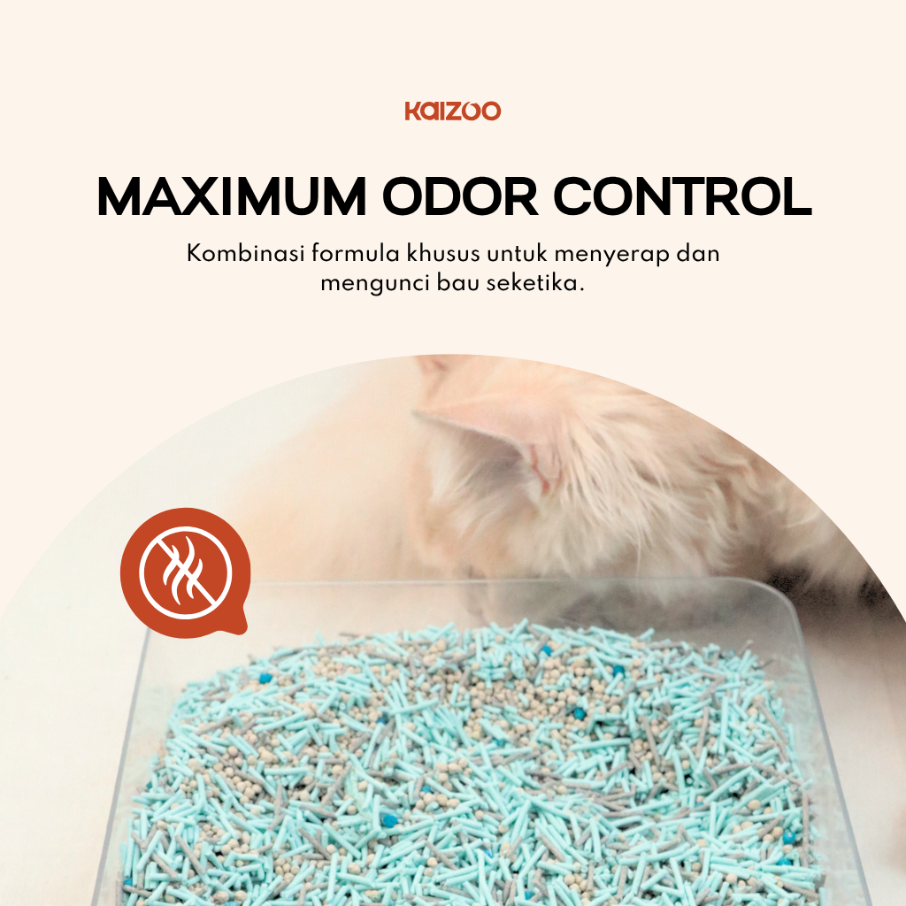 Kaizoo 3in1 Carbon Tofu Cat Litter 7L